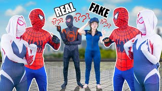 TEAM SPIDER-MAN VS Bad Guy JOKER || Spider-Man: Real vs Fake - Who is the True Hero? ( LIVE ACTION )