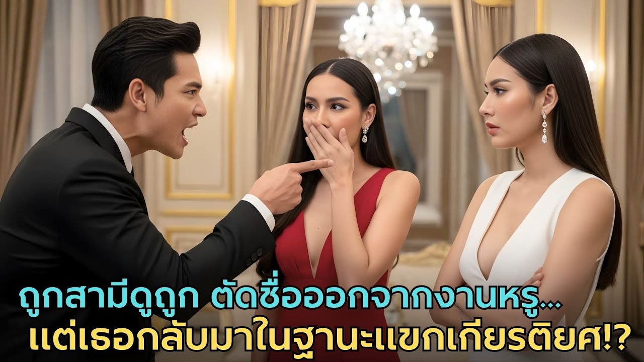 ถูกสามีลบชื่อจากงานเลี้ยง… แต่เธอกลับมาในฐานะแขกกิตติมศักดิ์ ทำเอาชนชั้นสูงช็อก! | ผู้หญิงแกร่ง