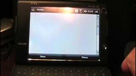 Hands-on with the HTC Advantage X7510