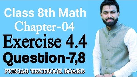 Class 8th Math Unit 4 Exercise 4.4 Question 7,8- 8 Class Math Exercise 4.4 Q7,8-Financial Arithmetic