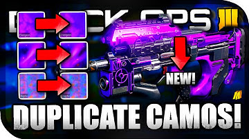 *NEW* "UNLOCK ALL CAMOS INSTANTLY IN BLACK OPS 3!" - "DUPLICATE ALL" CAMOS & DLC CAMOS GLITCH!