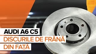 Cum se schimba discurile de frână, placutele de frana din față pe AUDI A6 C5 TUTORIAL | AUTODOC