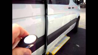 Sprinter power sliding doors added by Ilderton Conversion and Custom Upfits