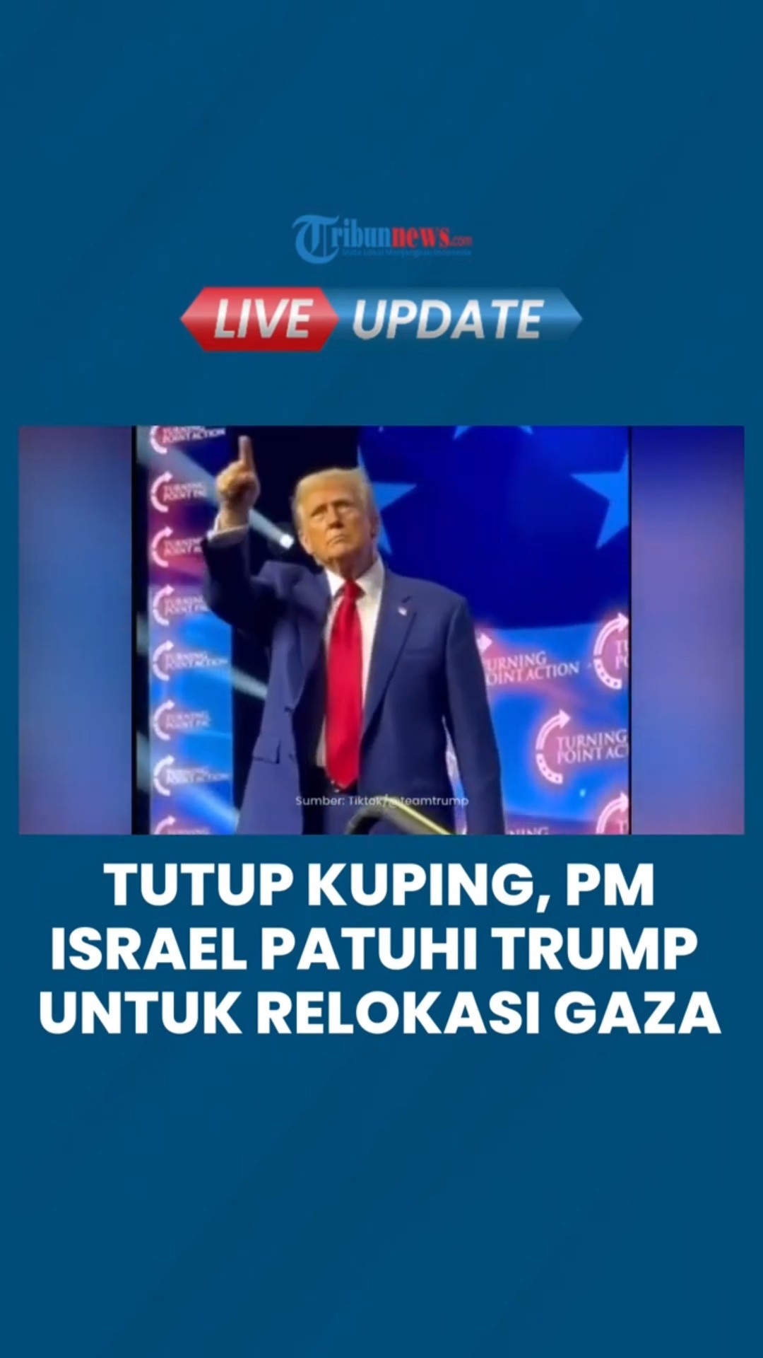 Melalui PM Israel, Trump akan Rombak Jalur Gaza Jadi Riviera Timur Tengah, Rakyat Palestina Terusir?