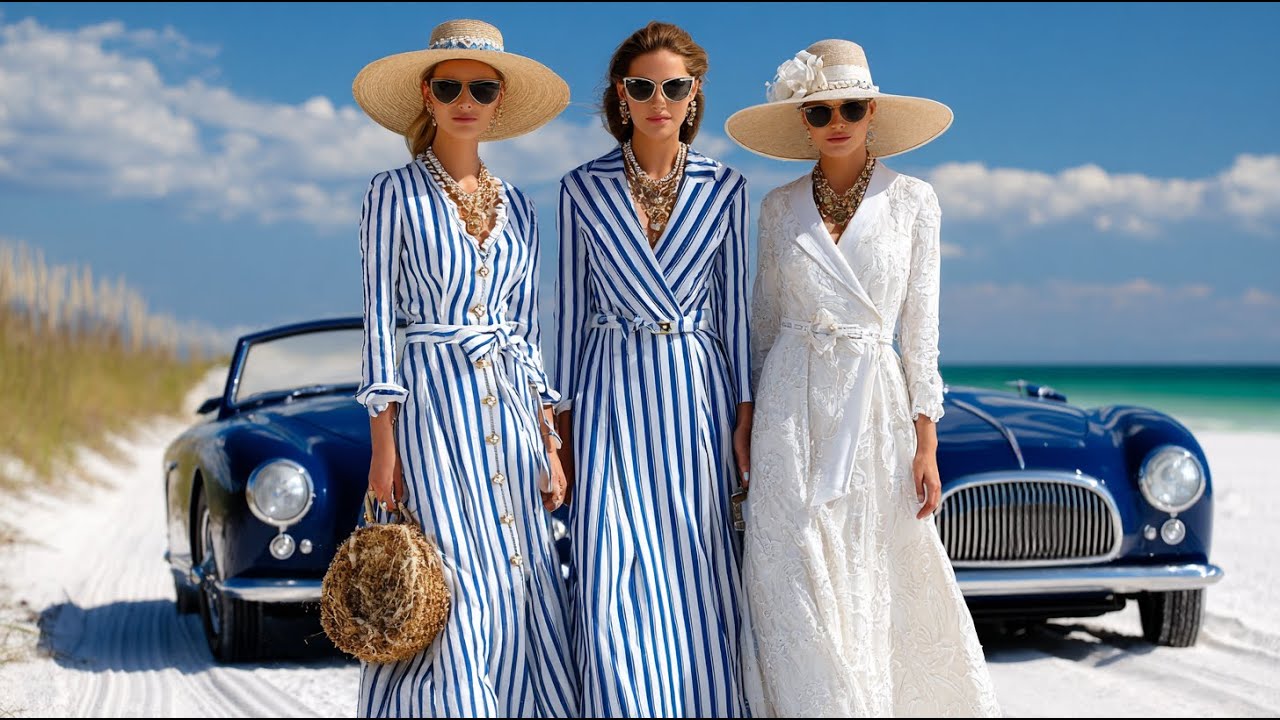 Ralph Lauren Spring/Summer 2026 | Linen White & Coastal Blue – Classic Women’s Chic