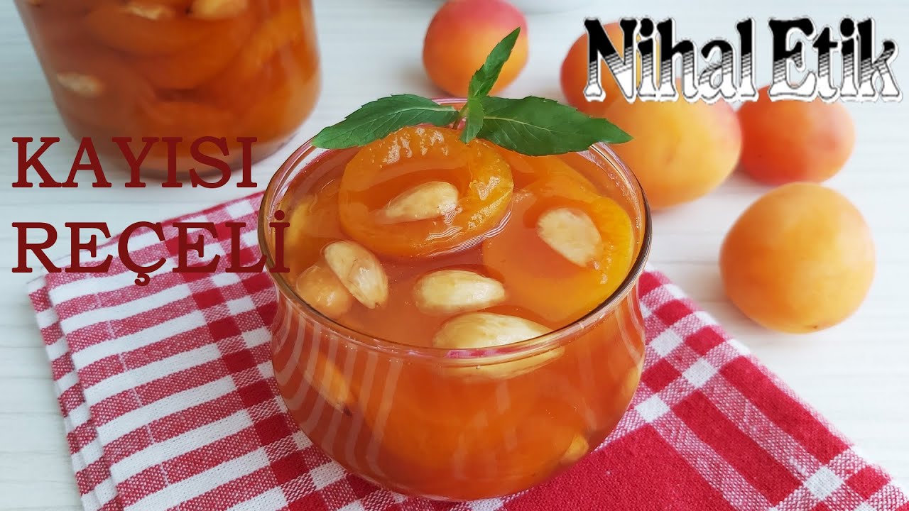 KAYISI REÇELİ DAĞILMADAN NASIL YAPILIR, TARİFİ nihaletik.com (BADEMLİ KAYISI REÇELİ TARİFİ)