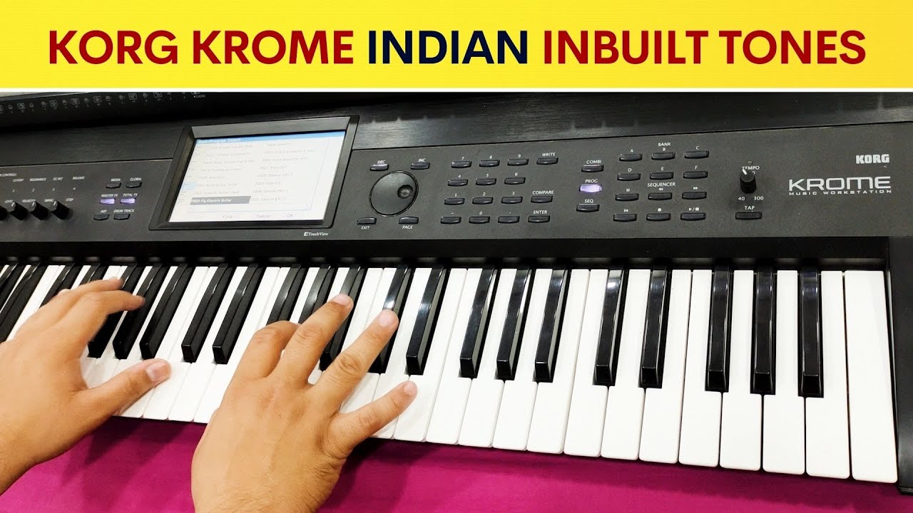 Korg KROME | Inbuilt 🇮🇳  Indian Tones