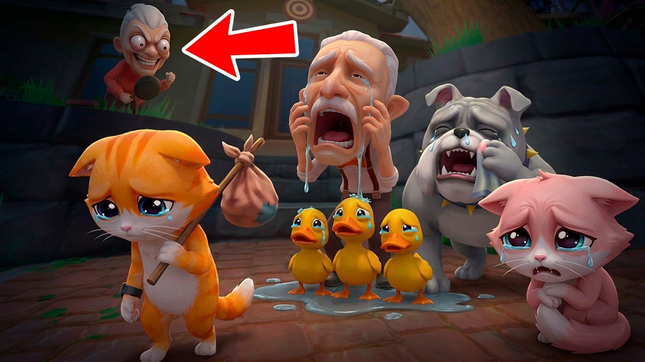 😿 FUI EMBORA DA CASA DA VOVÓ PARA SEMPRE! I AM CAT - O FILME