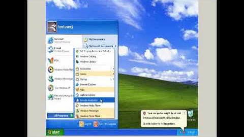 Windows XP create System Restore point