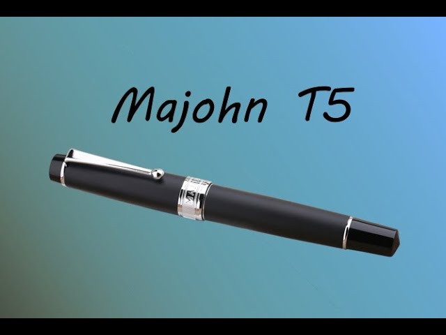 Majohn t5 / Moon Man T5 fountain pen review - YouTube