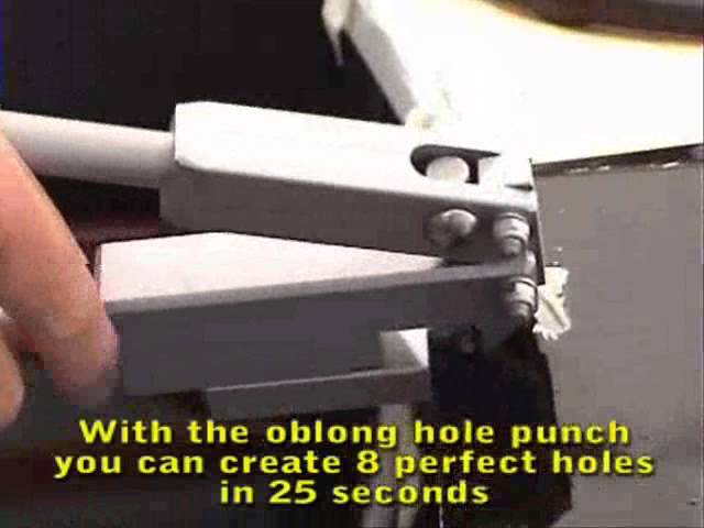 oblong leather punch