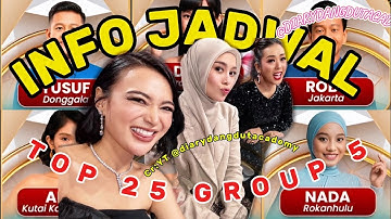 DANGDUT ACADEMY 7 LIBUR HARI INI! | INFO JADWAL TAYANG & PESERTA TOP 25 GROUP 5 
