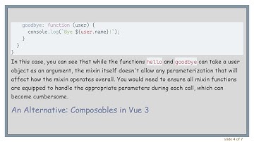 Understanding the Down-Side of Mixins in Vue.js