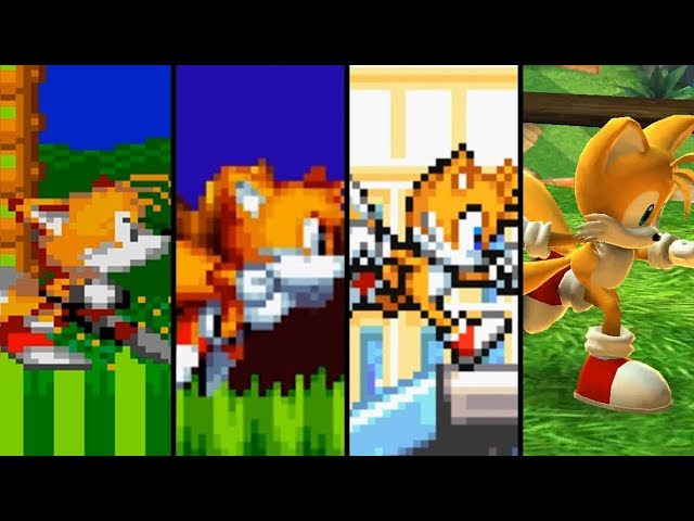 Evolution of Miles Tails Prower (1992 - 2018) class=