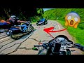 Motard dangereux chappe au drame de justesse