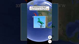 Weird Horse found on google maps & google earth! #shorts