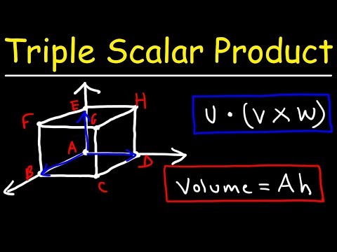 Volume of a Parallelepiped Using The Triple Scalar Product   Calculus 3