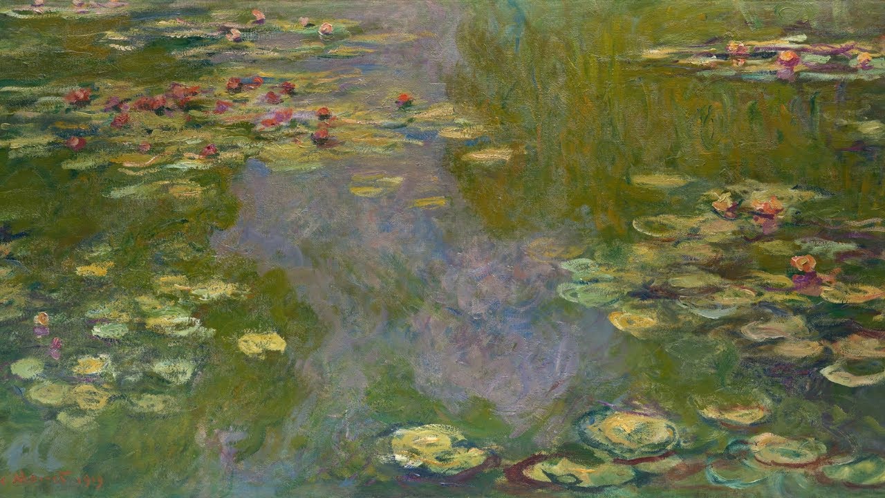 Relaxing Artㅣ4K Claude Monet Water Lilies (1919) | Transform Your TV into a Masterpiece