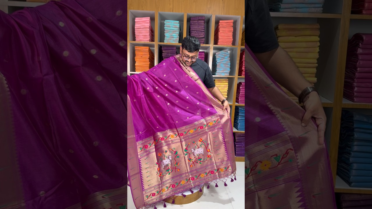 Pichwai Paithani Silk Saree – Royal Heritage Collection
