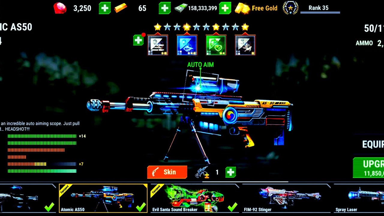 Dead Target : NEW SKIN || AI S50 [ATOMIC AS50] - YouTube
