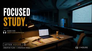 Late-Night Lecture Hall | Ambient Music for Focused Study
