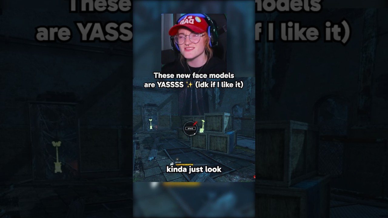 DBD's new face models look like yassified Sims 🙊 #deadbydaylight
