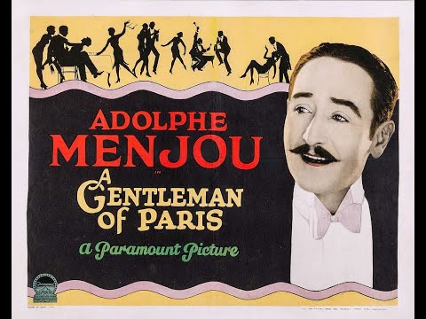 Adolphe Menjou in A Gentleman of Paris still