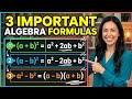 Algebra Formulas - ICSE CBSE State board