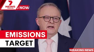 Australia sets 2035 emissions target at 62-70% | 7NEWS