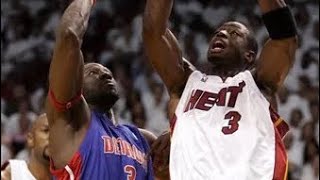 Dwyane Wade Full Highlights 2006 NBA ECF Game 3 vs Pistons - 35 points, 8 assists, and 4 assists