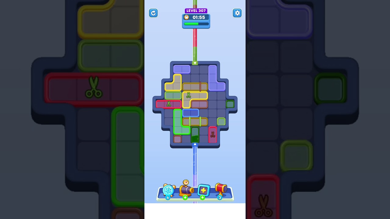 Water out puzzle Level 307 Solution  Walkthrough