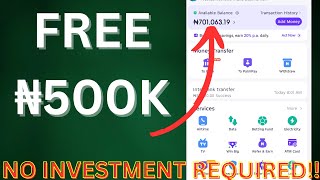 Free 500K Update Earn Free 500K Follow This Steps Now