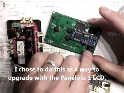 Adafruit i2c LCD panel for 3d Printer