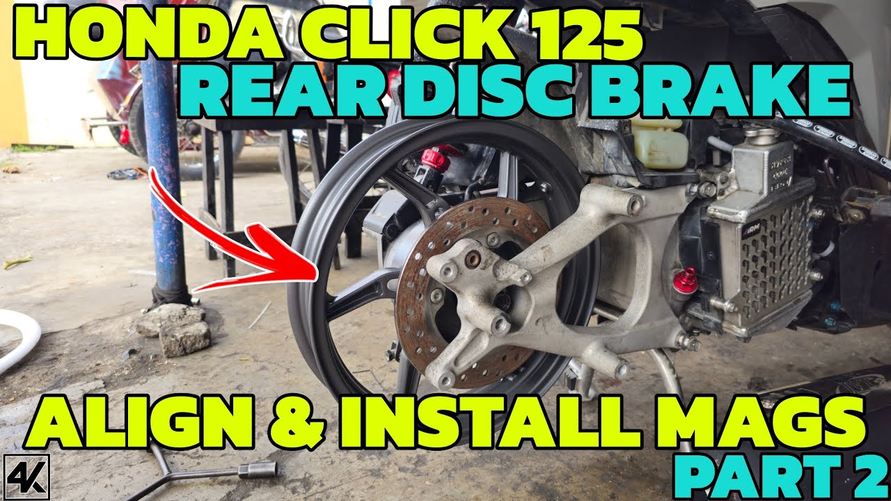 Paano Mag Convert ng Rear Disc Brake sa Honda Click 125/150