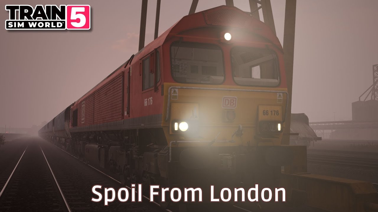 Spoil From London - West Coast Main Line South - Class 66 - 