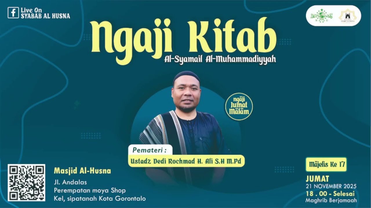 #17 Al-Syamail Al-Muhammadiyyah (Bab Tentang Bab Sifat Makan Dan Roti Rasulullah ﷺ )