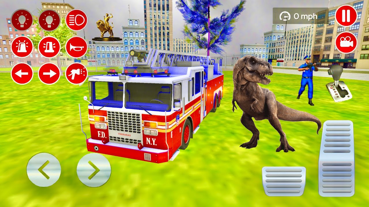 Real Fire Truck Driving Simulator 14 Fire Fighting Game Android