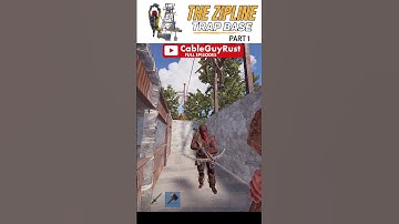 The Zipline Trap Base / Part 1 #cableguyrust #rust #rustpcgame #rustgame #rustgameplay