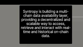 introduction to Syntropy...