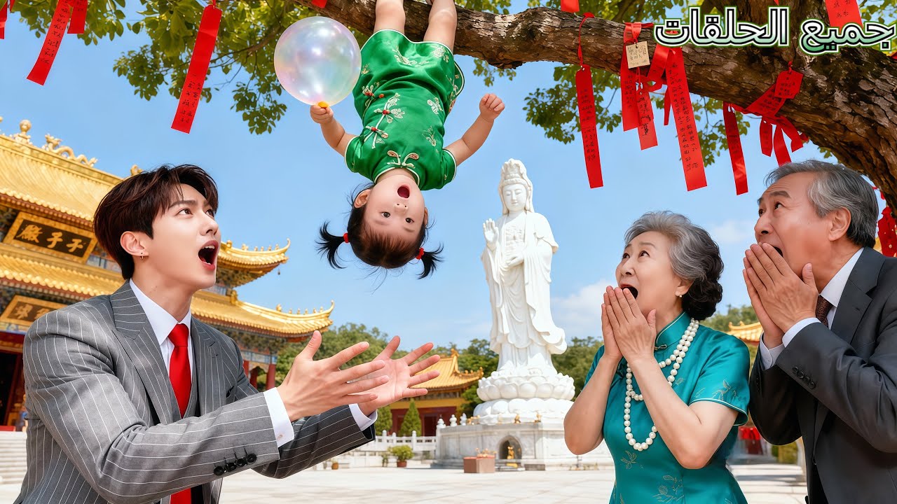 أجبرت الأم الـCEO على الذهاب إلى المعبد طلبًا لولد، لكن أنقذ فتاة سقطت من شجرة واكتشف أنها ابن!