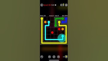 Flow Free - Manias - 8x8 Mania - Level 84