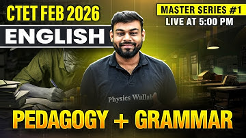 English For CTET Feb 2026 | CTET English Pedagogy Class | EMRS English Grammar By Sharad Sir