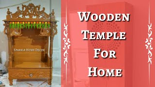 devghar mandir wooden temple for home saagwan shisam rosewood teakwood shorts