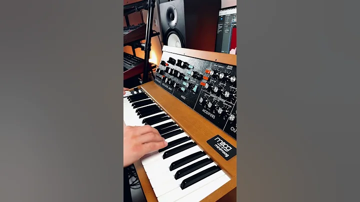 Pink Floyd - Shine On You Crazy Diamond on a Moog Minimoog #pinkfloyd #moog #shorts