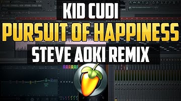 Fl Studio - Pursuit Of Happiness Steve Aoki Remix (Remake) Flp Download