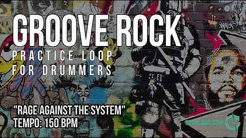 Groove Rock - Drumless Track For Drummers - "Rage Against The System"