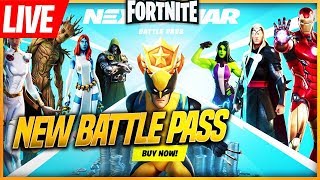 FORTNITE SEZON 4 NEW BATTLEPASS ! AVENGERS KOSTÜM SEZONU