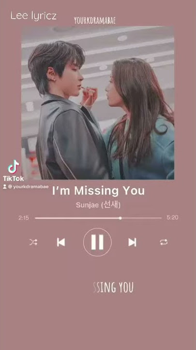 Im missin you , True beauty kdrama lyrics , Hwang Min yeop💜🥺💝#shortvideo #kdramaadiict