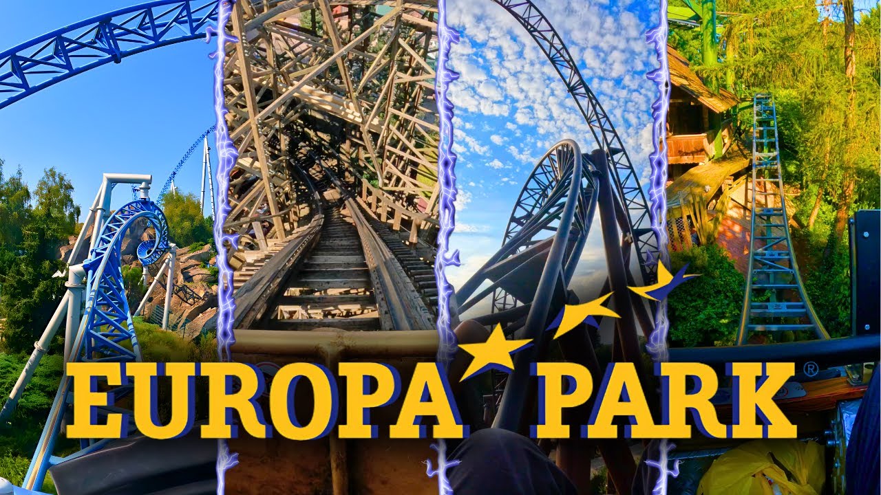 EUROPA PARK All Roller Coasters POV 2024 | 4K ULTRA HDR