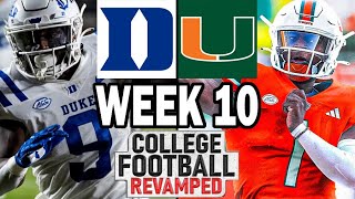 Duke at Miami - Week 10 Simulation (2024 Rosters for NCAA 14)